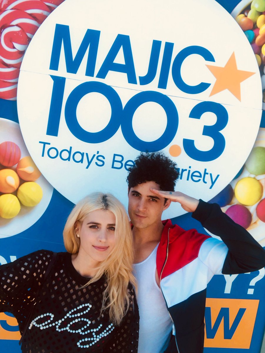 jakeandfanny's tweet photo. @cbernardi we just missed each other yesterday! 😒 @SlaterOnTheMic got a private in-office performance, we promise we’ll serenade u next time we visit @majic100 🎵💙❤️ https://t.co/1sIWWG5kuc
