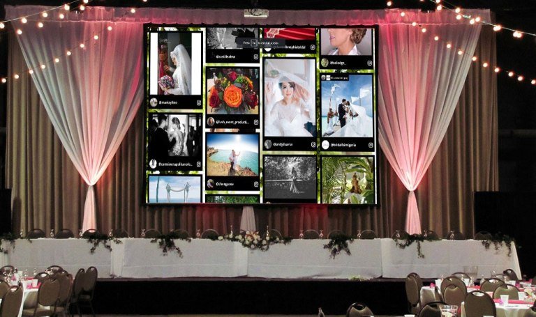 TaggboxSocial's tweet photo. Make your #Wedding more memorable with #Taggbox, and display all your live social media posts on Big Screen during Wedding.
Know More: https://t.co/DMvJqFZixP
#SocialWall #WeddingWall #HashtagWall #weddingideas #EventWall #TweetWall #EventMarketing #TwitterWall #TuesdayThoughts https://t.co/4kbysaGRk1