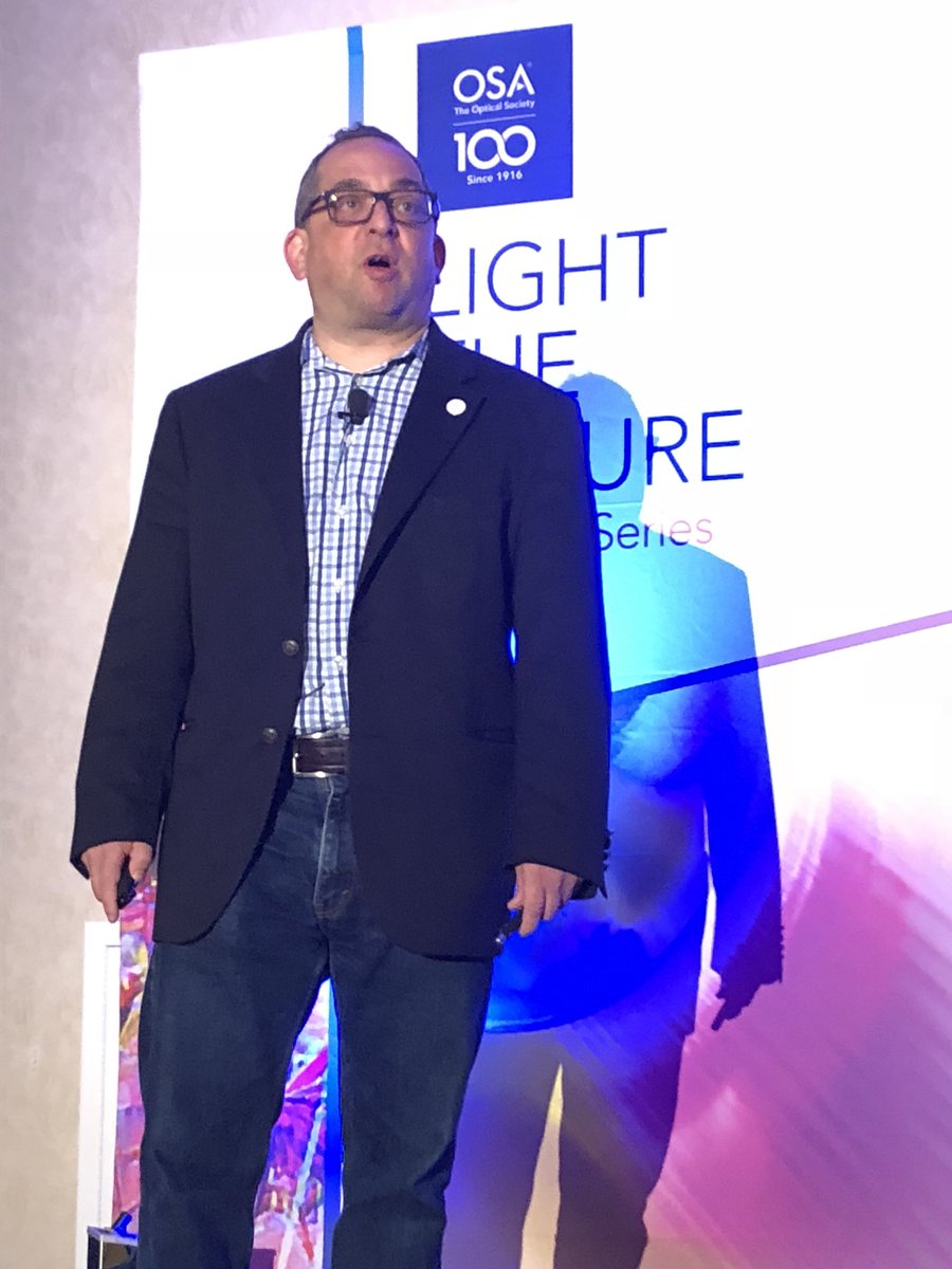 OpticaWorldwide's tweet photo. .@PhotonicsJason describes the #optical technologies enabling the future of #autonomousdriving &amp; how consumers will benefit; #OSAImaging Congress #OSALightTheFuture https://t.co/iclN9eZju1