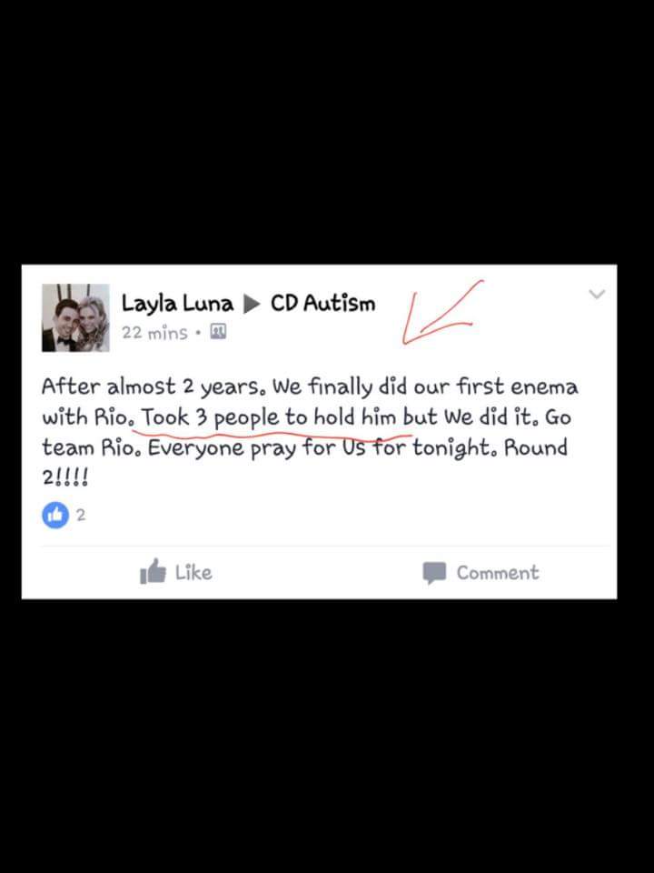 EDalmayne's tweet photo. This mother believed her child 'has Autism'. 
Would never accept he's Autistic. https://t.co/NKBUGNz5hh