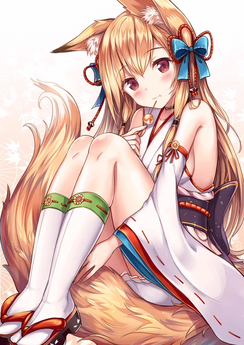 きつねちゃん #オリジナル #女の子 #獣耳 https://t.co/969lwSzbmU 