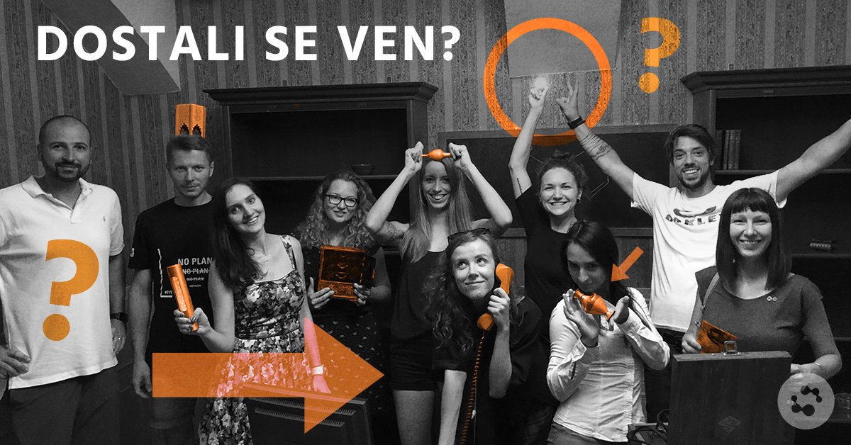 Jasně, že jo! Další z teambuldingů v podobě údajně nejlepší únikovky v Praze zvládli naši accounti se ctí a šarmem jim vlastním. Díky za super zážitek, @EscapeXprague! https://t.co/55qc9CSsih