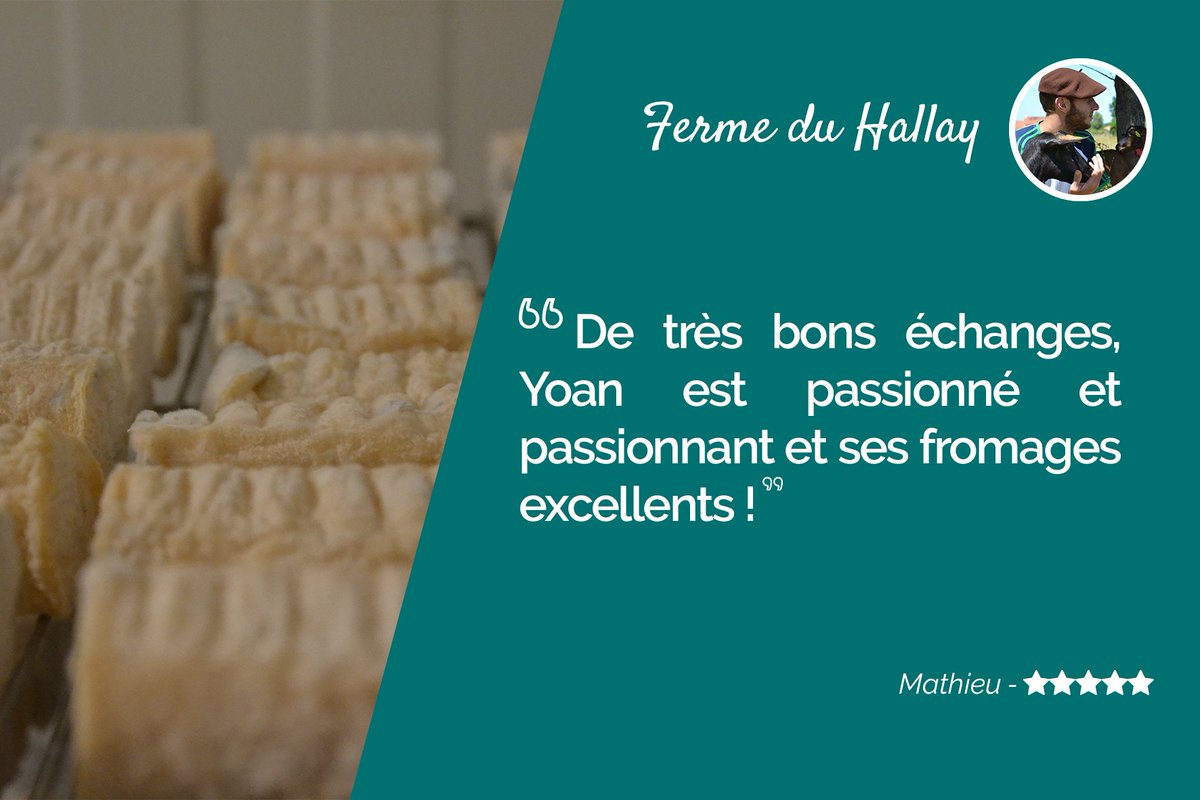 [Vivons le Terroir] Comme Mathieu, partagez nous vos expériences de Terroir ! 🐐
Et si vous souhaitez rendre visite à <a href="/Ferme/">张静ferme</a> du Hallay, c'est ici : bit.ly/Hallay