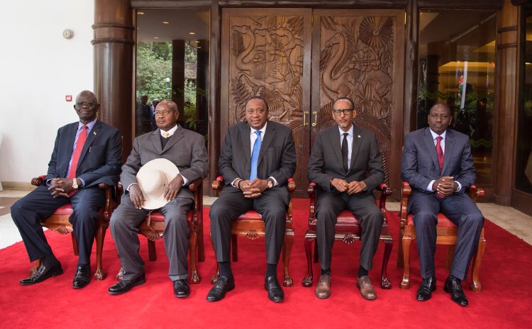 UrugwiroVillage's tweet photo. President Kagame attends the 14th Northern Corridor Integration Projects Summit in Nairobi. The next meeting will be held in Kigali. https://t.co/kY8vFdaY9X