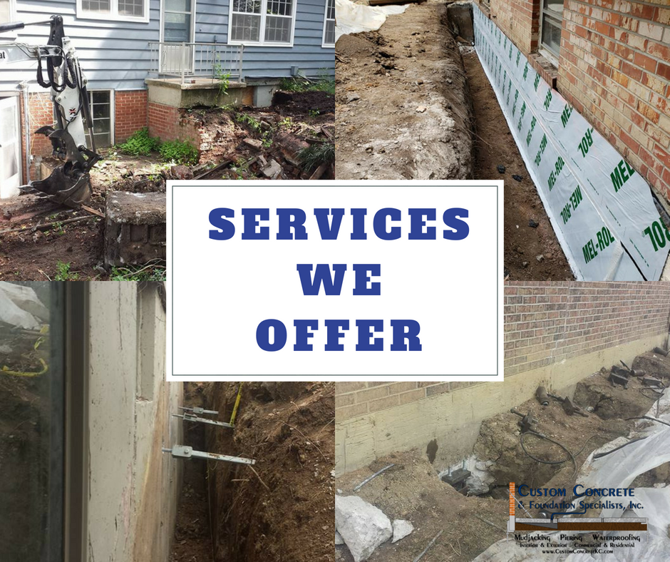 _CustomConcrete's tweet photo. Is your foundation settling, or do you have bowed or cracked walls? Custom Concrete &amp; Foundation Specialists offers solutions for all your coaljacking/mudjacking and foundation repair needs! Learn more about how we can help you here: https://t.co/eTrwys3W7M https://t.co/RV5hhRqzQU