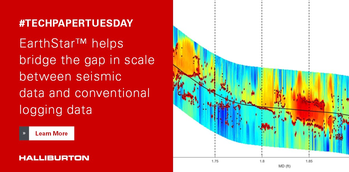 Halliburton's tweet photo. #TechPaperTuesday: New ultra-deep resistivity technology provides 360-degree information around the borehole for better geomapping &amp; geosteering. Learn more >> https://t.co/Mv5Lqn6UNL https://t.co/k9myK6qHM5