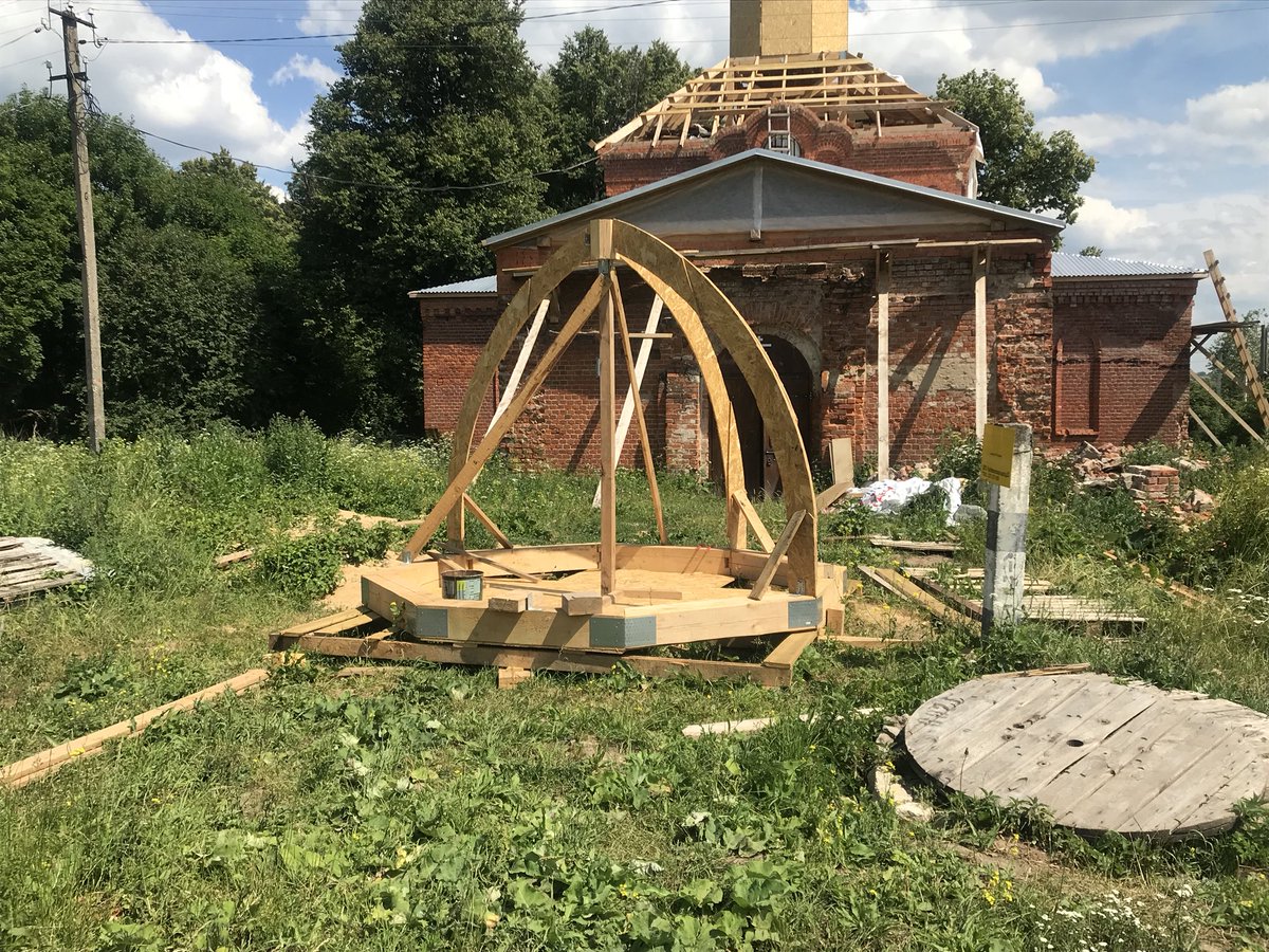 С Божьей помощью продолжаются работы по восстановлению Храма в с. Яковлево! Храм-Яковлево .рф #малахово
