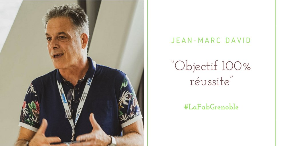 lafabgrenoble's tweet photo. A #LaFabGrenoble 2018 il y avait * Jean-Marc DAVID * Il vous a fait découvrir objectifs, illusions et rêves. https://t.co/Iy449MAohI