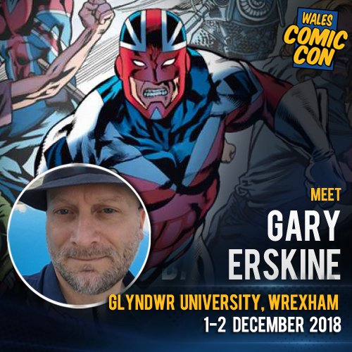 walescomiccon's tweet photo. NEW COMIC GUEST #WCC2018 - Gary Erskine #KnightsOfPendragon #GIJoe #JudgeDredd #StarWars #Avengers https://t.co/YVbbB8o5ge