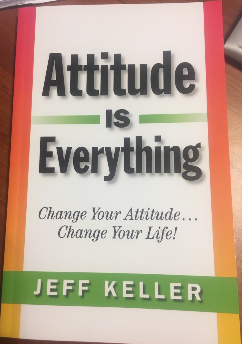 MooreLeadership's tweet photo. I knew that everything in life revolved around your attitude and perspective, but I didn’t realize how many things I do daily are negatively impacting my attitude. Thoughts->Words->Beliefs->Actions->Results. #3booksamonth #PersonalDevelopment #Attitude #PositiveThinking https://t.co/jucks4Rqq0
