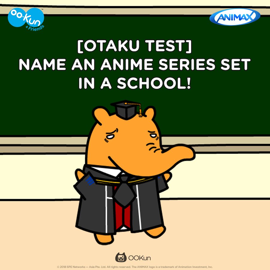 Animax Asia Tv We Can Think Of So Many Which School Themed Anime Comes To Mind First For You Ookun Friends Oo Kun S Instagram T Co Idruhwqvlf Buy Oo Kun