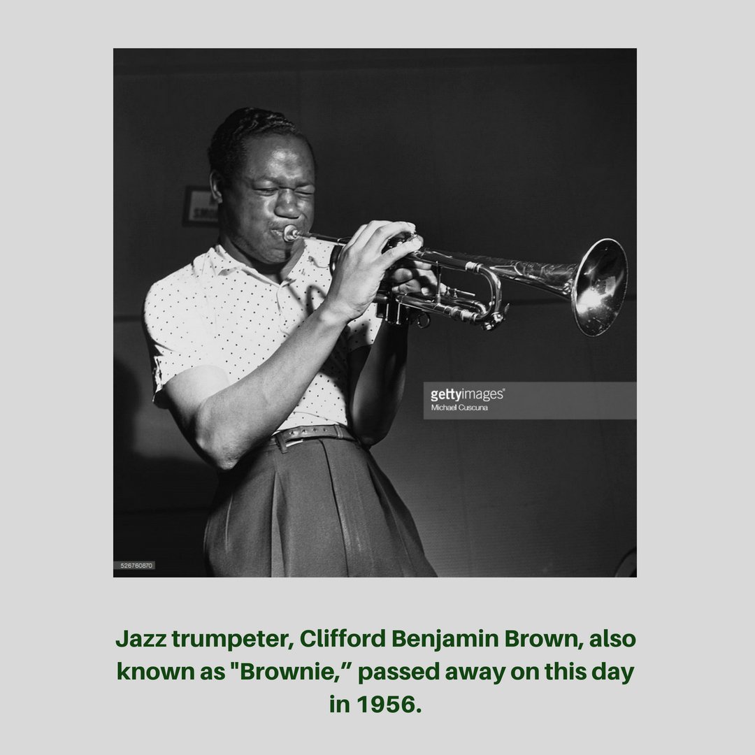 DuSableMuseum's tweet photo. #DuSableRemembers #DuSableMuseum #DuSomething #CliffordBrown https://t.co/DKycY2cRfm