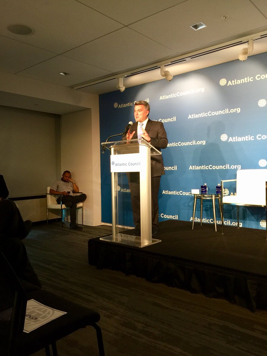 christinayiotis's tweet photo. @SenCoryGardner (R-CO) @ACScowcroft @ACforesight “The Global Innovation Sweepstakes: A Quest to Win the Future” #TechnologyInnovation #WinTheFuture #ClosingTheDigitalDivide #China #ResearchAndDevelopmentSpending #FillSkillsGaps #CyberSecurity #PartneringWithGovernment #FiveBars https://t.co/ctuWmrPo8W