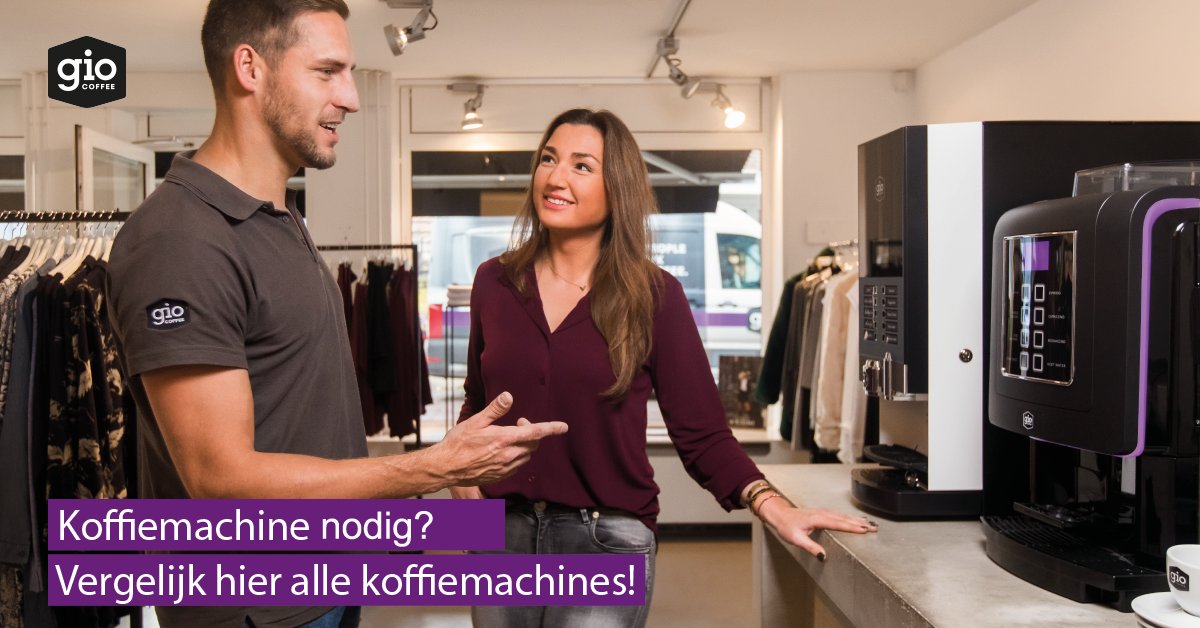 GioCoffeeNL's tweet photo. Op zoek naar lekkere #koffie uit een goede #koffiemachine voor op het werk? En wil je weten welke koffiemachine het beste bij jouw bedrijf past? Bekijk hier dan alle koffiemachines: https://t.co/hkl6tRRKw7 https://t.co/QxSZco1wkX