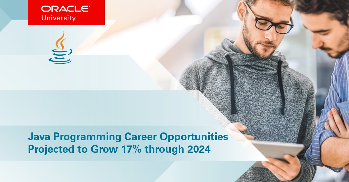 Oracle_Edu's tweet image. The future is looking bright for beginners who would like to become #Javaprogrammers. High demand and high pay seem like good reasons to learn #Java, right? ora.cl/Ei7nM