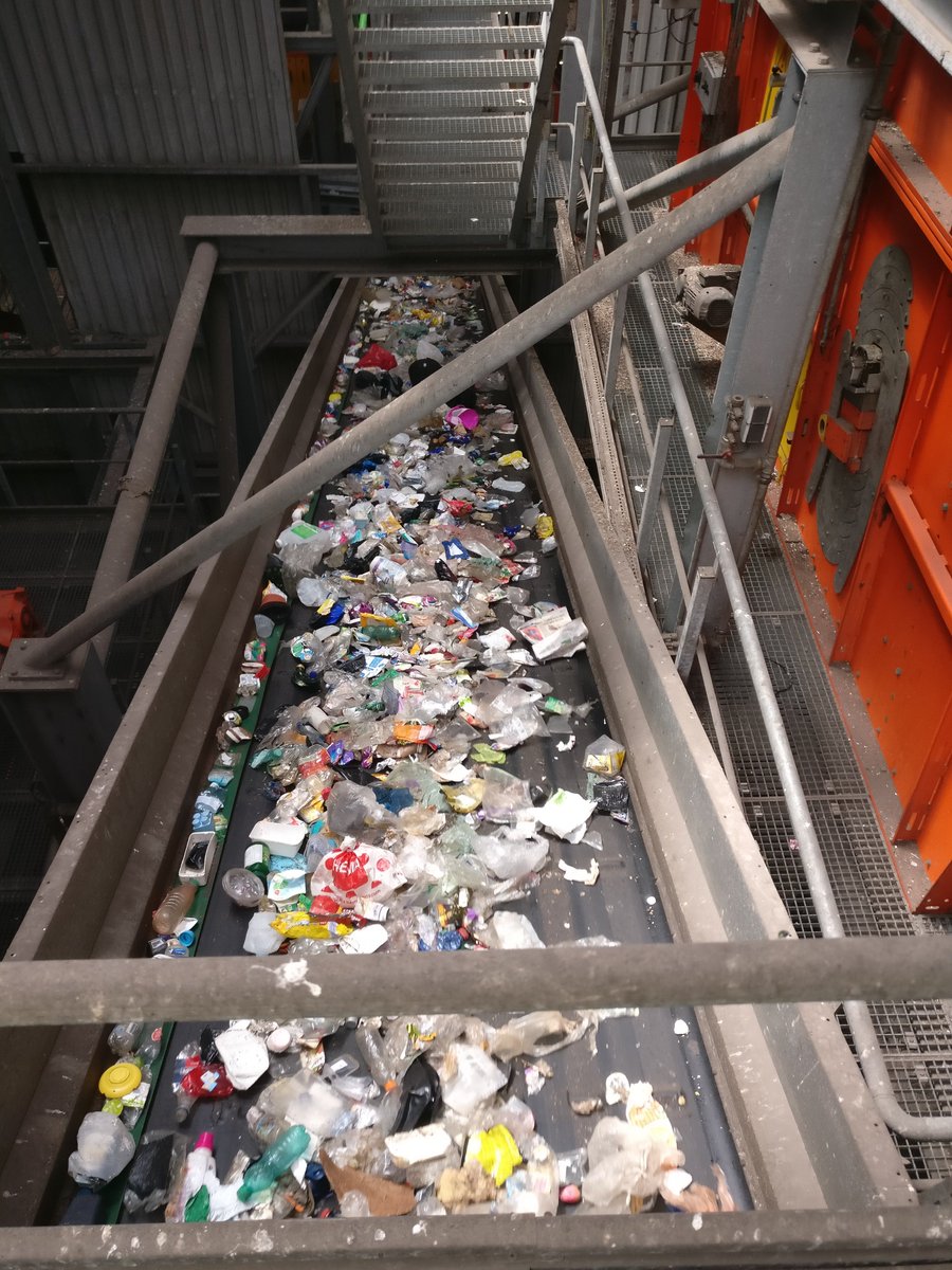 circbiocarbon's tweet photo. .@suez gives the #PlastiCircle consortium a run down of its Rotterdam sorting facility for #packaging #waste. Grilled by @itene  @SINTEF @ICLEI_Europe and others on technology, economics and public information, Suez made clear the real challenges of a #plastics circular economy. https://t.co/OKzrvmnx4O