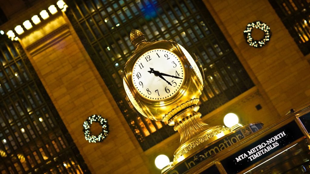 Grand Central Terminal is meticulously designed... all the way to the little details like the acorn designs on this clock. makebuildingslast.com/grandcentral/