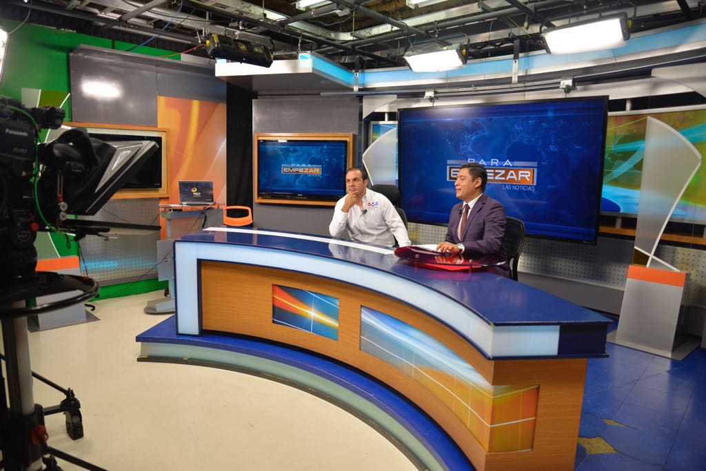 Iniciamos el día en entrevista donde tratamos los temas que preocupan más a los morelenses; seguridad, educación y salud. Muchas gracias a Televisa Morelos por la invitación.