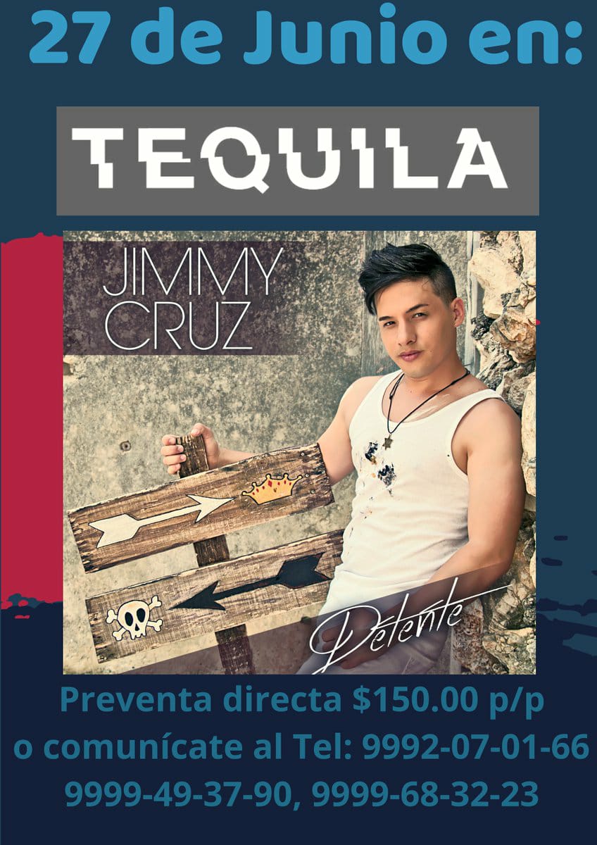 Jimmyqueens's tweet photo. Familia de Mérida adquiere ya tus boletos, será una noche llena de buena musica! Con @JimmyCruzM y su Orquesta #JimmyCruzEnTequilaMID https://t.co/hvf0xj43Pd