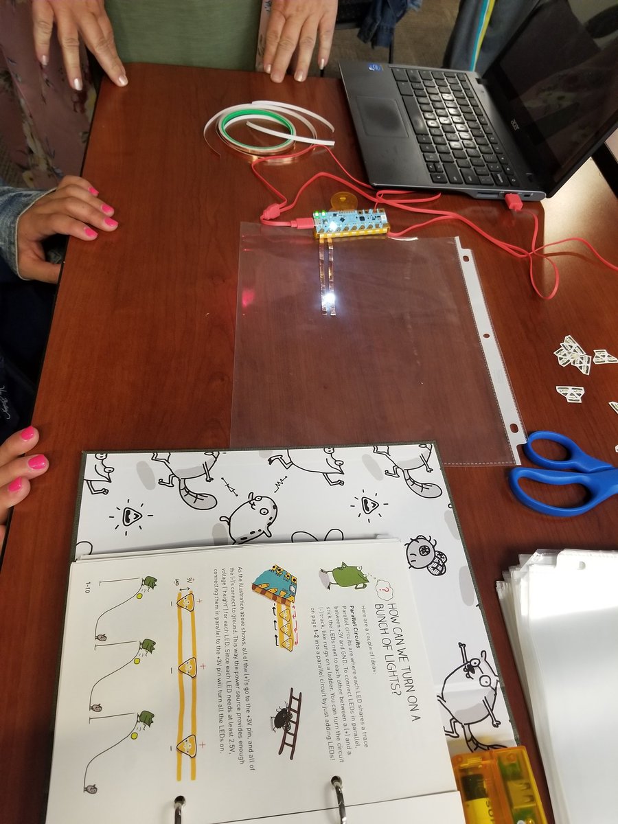 At Makerspace bootcamp having a great time learning so many new things! <a href="/chibitronics/">chibitronics</a>