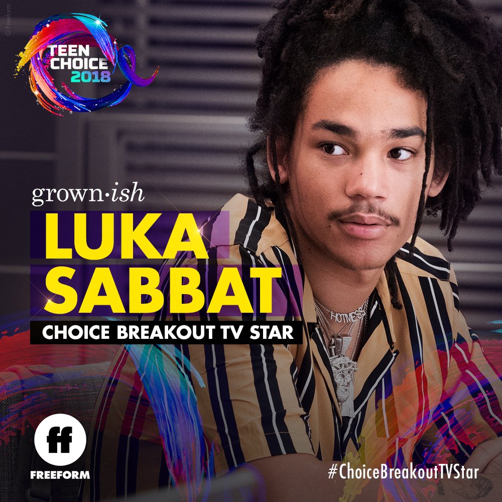 FreeformTV's tweet photo. So down for this.
RT to vote @whoisluka for #ChoiceBreakoutTVStar in the @TeenChoiceFOX Awards. https://t.co/6GmfQVynj9