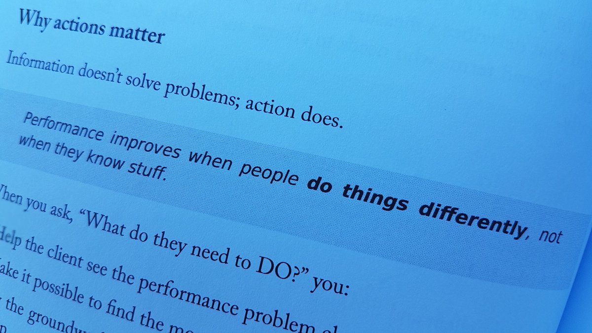 bullsboy's tweet image. Lose words like &apos;know&apos;, &apos;understand&apos; &apos;aware of...&apos; from the L&amp;amp;D vocabulary #actionmapping