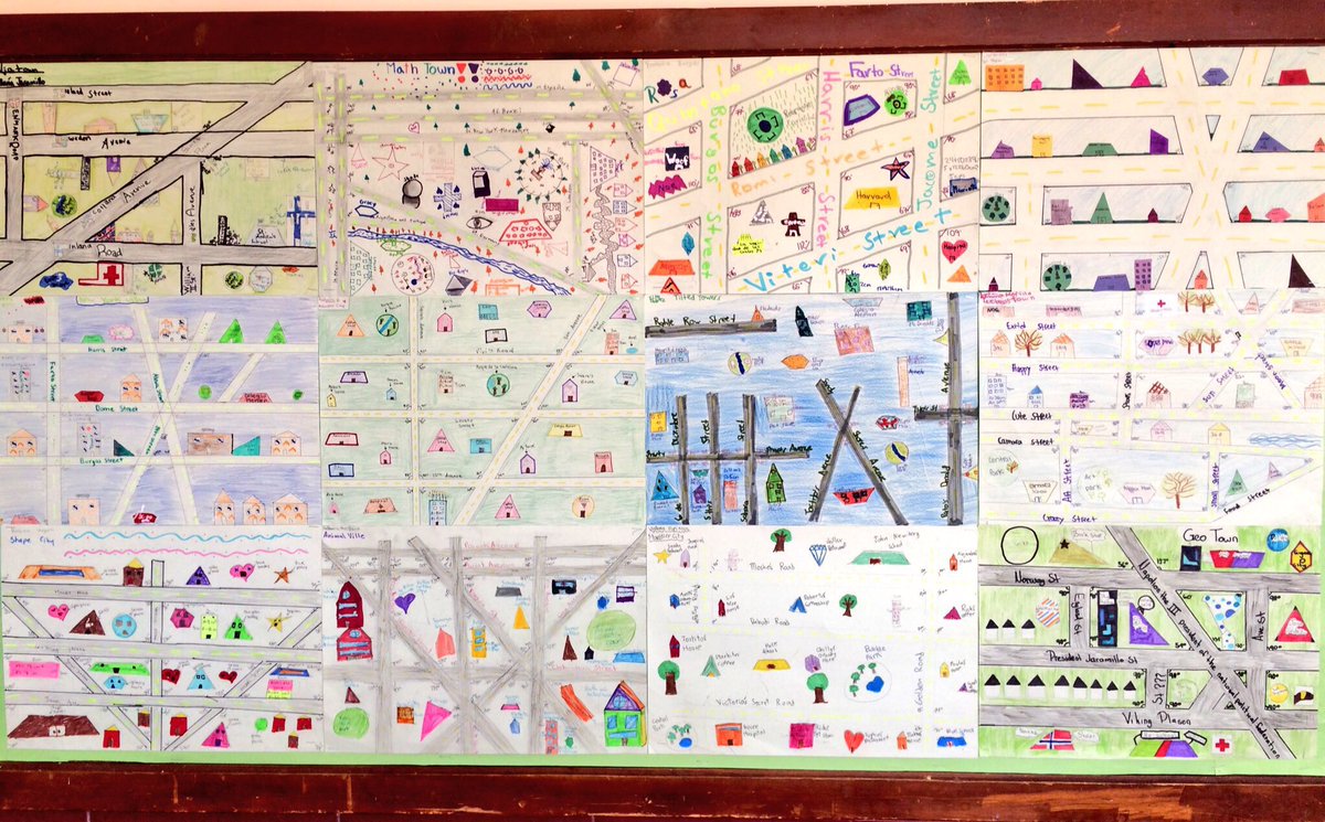 vtsperling's tweet photo. Geometry Town ProjectsβοΈππΌ #geometry #angles #lines #polygons #PBL #mathisfun #EOYprojects #MenorLearns @ColegioMenorUIO https://t.co/kqtZNFDKTm