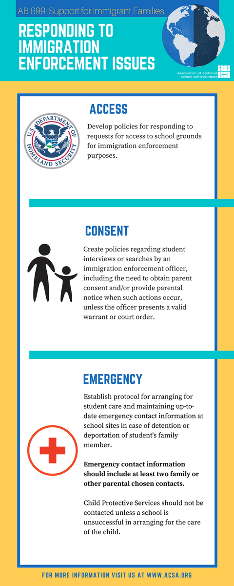 ACSA_info's tweet photo. #AB699 takes effect July 1. Make sure your school is ready these updates/changes. https://t.co/R4PvqFE1zl