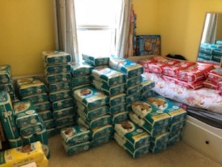 magpieprojectuk's tweet photo. With bulk buying it costs around £12 a month to keep a baby's bum comfy and clean with nappies and wipes. Will you donate the cost of keeping one of our most precious precariously-housed babies clean &amp; comfy?   https://t.co/nejT1T2Ei9 #CleanBumsMakeHappyMums #CleanBumCampaign https://t.co/frWrJfPEWK