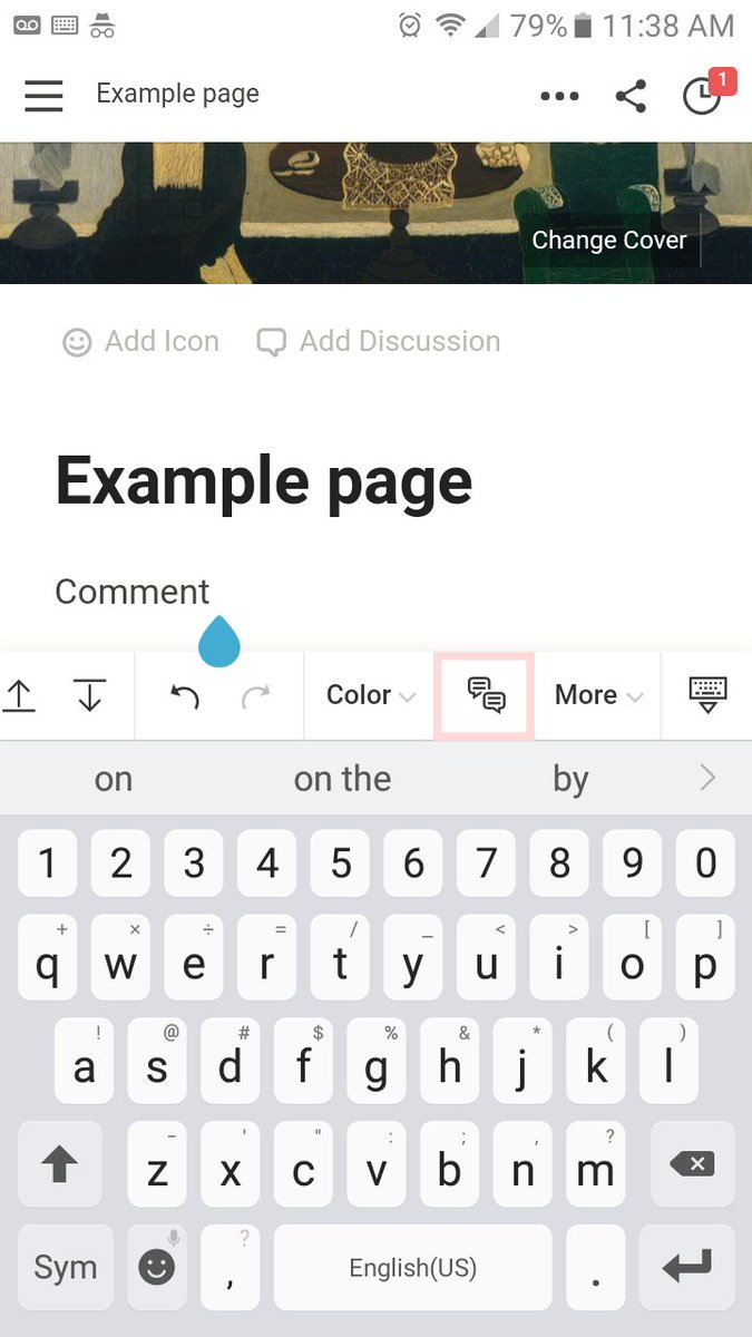 Notion Sure The Comment Button Is Highlighted Below You Ll Need To Scroll To The Right In That Menu Bar To See It T Co Elo2purcpm