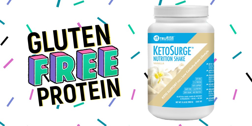 TruRise30's tweet photo. Did you know our #TruRise KetoSurge Shakes are #plantbased protein &amp; #GLUTENFREE?🚫🌾 Our #ketofriendly shakes are:
✔️#SugarFree
✔️#Vegan
✔️#Probiotics
✔️#MCTs
✔️#NonGMO 
✔️#Organic
✔️#DairyFree 
✔️Preservative-Free

Get It👉🏼 https://t.co/l4I9QXD6m9 https://t.co/Fy76sfXC8R