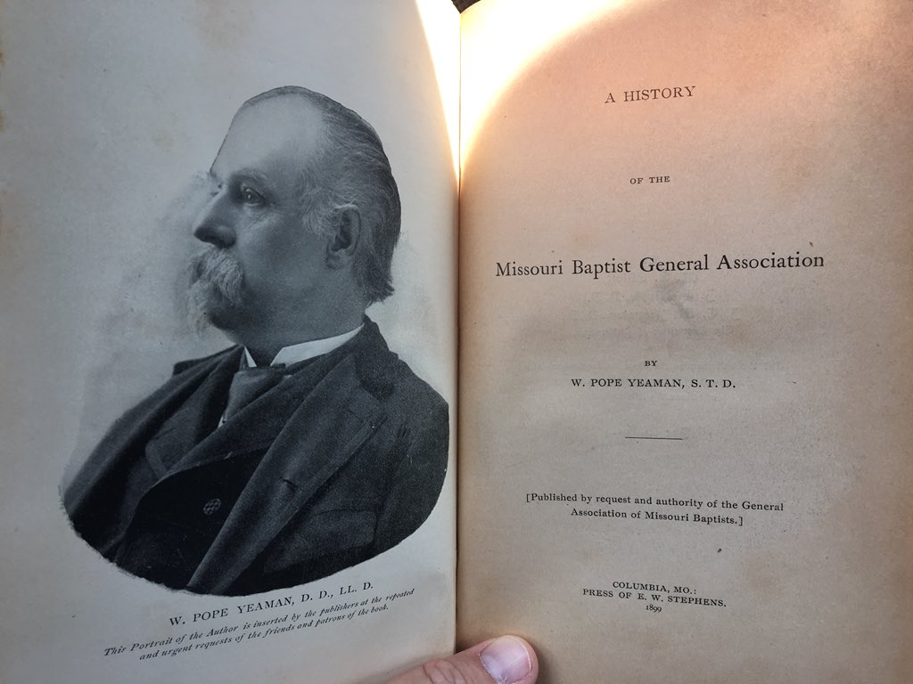 ancientbaptist's tweet photo. @kallenboone ..he travelled if not on foot, on a faithful saddle nag that had learned patience from afflictive experience. (Yeaman - History is the Missouri Baptist General Association). Visit us at https://t.co/fUenMYzcf5 https://t.co/fuKVwOPI9k