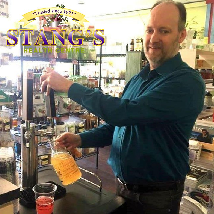 PerryStang's tweet image. We carry Happy Belly Kombucha on tap in several flavours! It's a naturally fermented non-alcoholic beverage. It is Vegan, gluten free, dairy free, nut free &amp;amp; GMO free!
~
What is your favourite flavour?