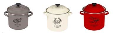 The new <a href="/lecreuset/">Le Creuset</a>  Shellfish Decaled Stockpots reminds us of a beautiful day on the beach completed with a tasty seafood dinner! Spicy, savory- what flavors do you prefer?