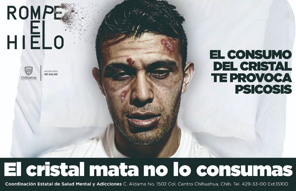 Hoy se conmemora el Día Internacional de la Lucha contra el Uso Indebido y Tráfico Ilícito de Drogas. El cristal mata, no lo consumas.