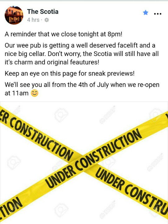 Alrighty gang, we're closing now for a wee refurb - nothing too drastic, don't panic - and we'll be open again on 4th July, fresh as a daisy AND with a bigger cellar! 🍻 Catch you all next week 😘