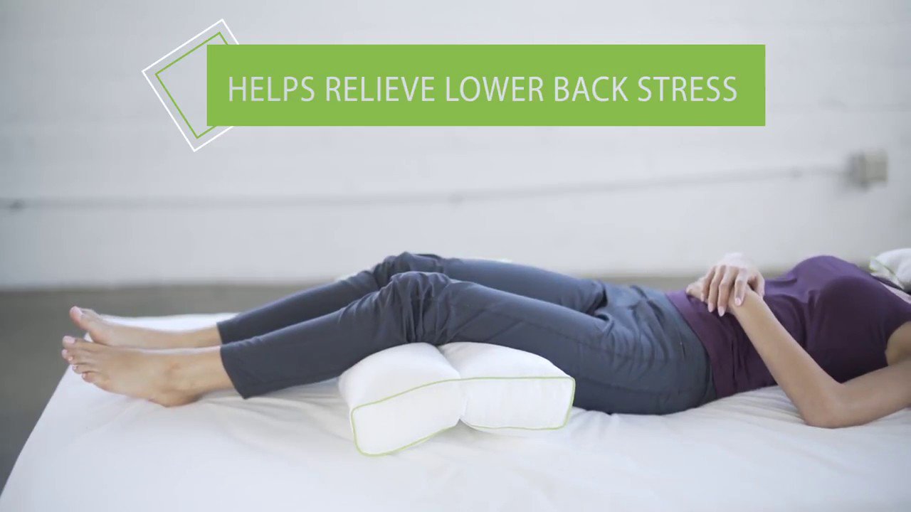 Burak Ozgur MD on X: Did you know? Sleeping on your back puts  approximately 50 pounds of pressure on your spine. Placing a pillow under  your knees while lying on your back