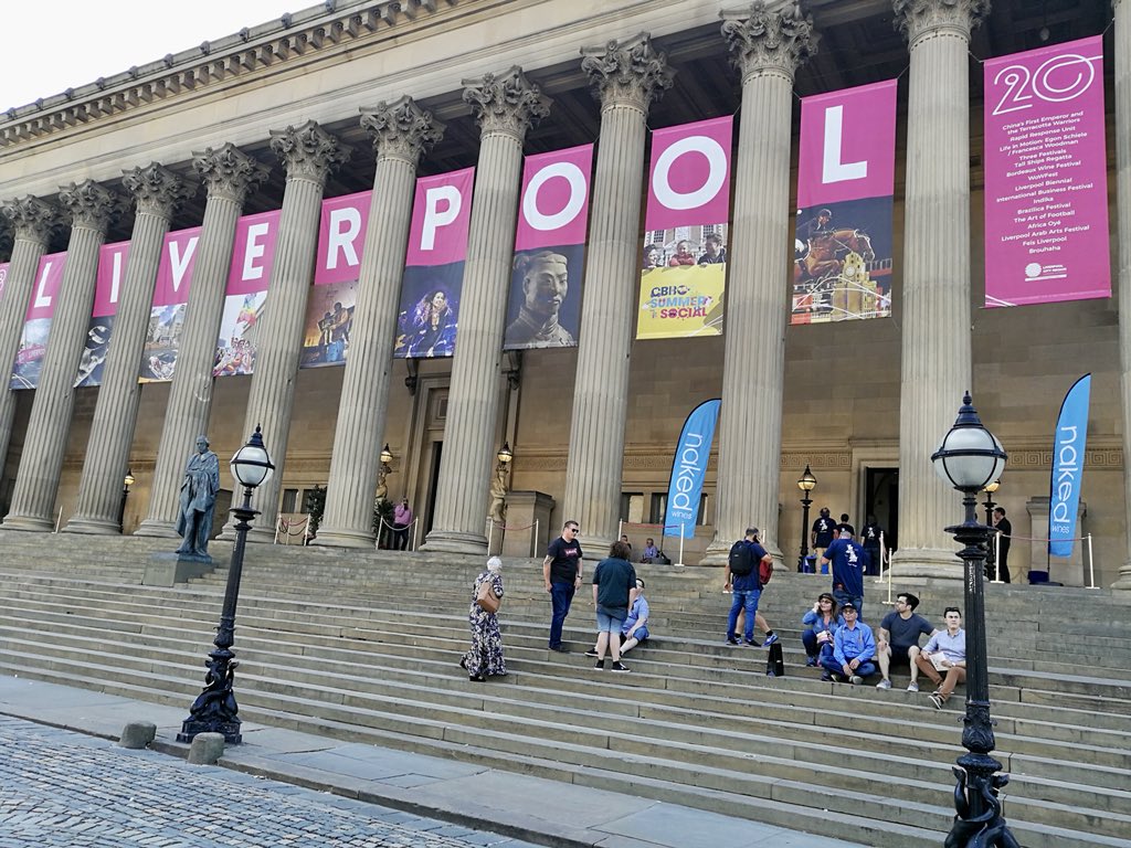 Another day, another city!  Still on tour with the fabulous @NakedWines Tonight we are in Liverpool and our  Kev @KWMcSweeney is spreading the beery love on our behalf. What a beautiful venue 
#getnaked #viennalager