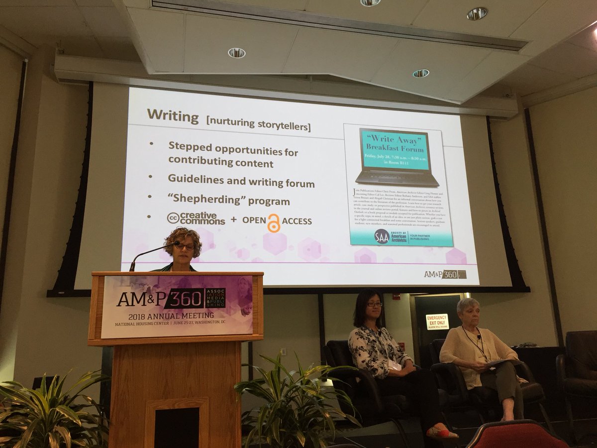 jenlefkosmith's tweet image. Teresa Brinati of @archivists_org talks about nurturing storytellers #AMPAnnual18