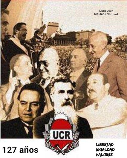 MarioArceArg's tweet photo. FELICIDADES! 🇵🇱

Uno de los primeros partidos políticos de Latinoamerica cumple #127años. 
Nuestra historia de conquistas y la defensa de derechos sigue siendo el garante para seguir siendo util a la sociedad.
#OrgullosodeserRadical https://t.co/PWVYncvOdY