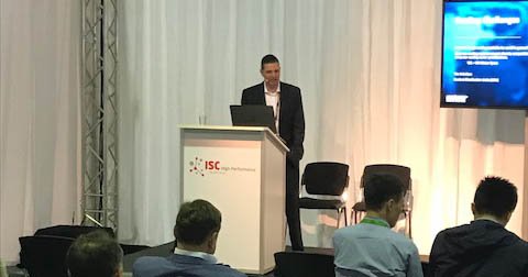 ChilledDoor's tweet photo. Our #ChilledDoor Regional #Sales Director Kevin Werely lectures on Cooling Considerations for High Performance Computing Applications at #ISC18 #HPC #supercomputing https://t.co/SZLhiIav24