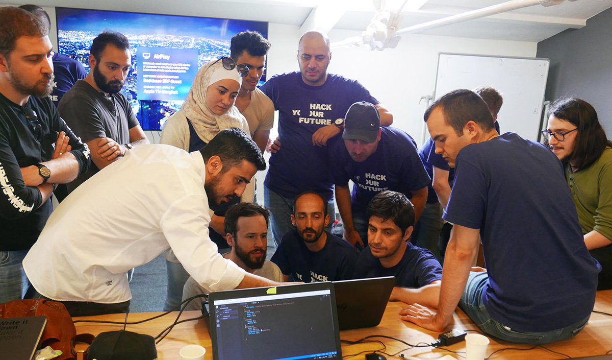 Our 17th class is starting soon. Do you have a refugee permit and want to become a web developer? Apply now at hackyourfuture.net/apply

The deadline for our new round of applications is set for July 6th. Class starts the 5th of August.

Please spread the word #HackYourFuture