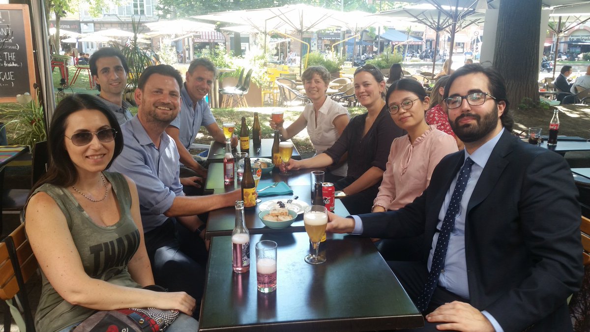 The RILEM conference may be over but we're still discussing #bacteria based self healing #concrete (!?). #Toulouse