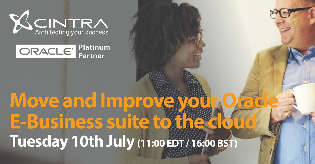 Shift to a more budget-friendly opex cost model by moving your #OracleEBS apps to the #cloud – complete with customizations and integrations. Join our webinar to discover just how quickly you can make the move: bit.ly/2IsTSdS