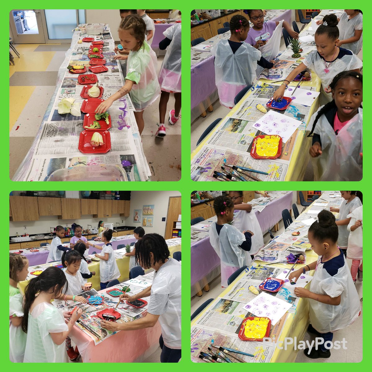 NACSTEAMCamp's tweet photo. 😯 #NoTwitterMsWalls working with campers to create art with repurposed food. #PowerUp @BrandonESIB @APS_K5Science @Atldepsupt @apsupdate @TommyUsherAPS https://t.co/BY5M4iHPVL