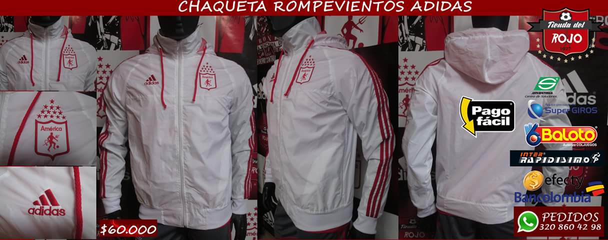 chaqueta del america de cali adidas