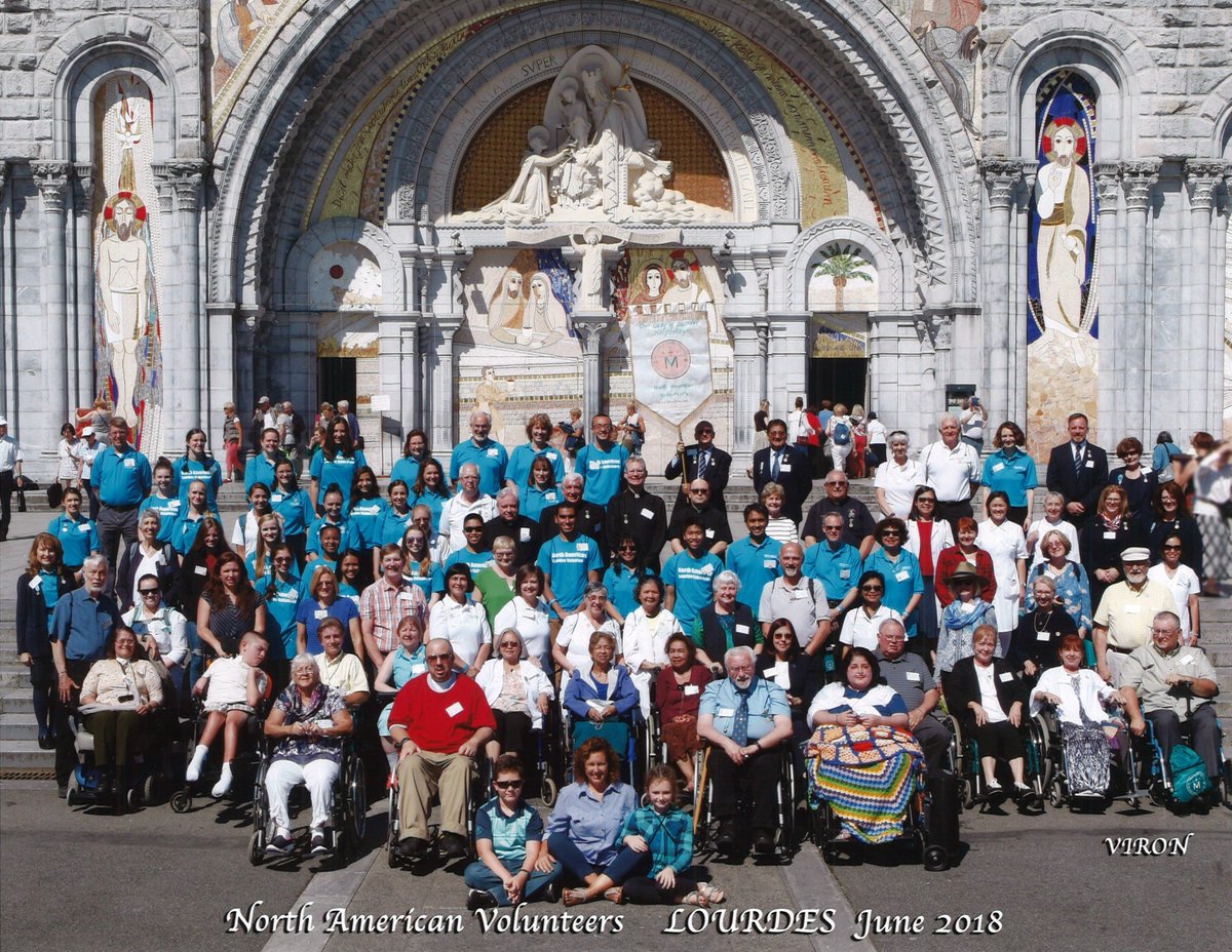 NALVolunteers's tweet photo. With each pilgrimage we complete, we remember how privileged we are to serve one another with the virtues Bernadette taught us: #Simplicity. #Humility. Obedience. Heartfelt #gratitude to every person who made this pilgrimage so special! #Pilgrims #TuesdayThoughts https://t.co/qa1kr2jHXC