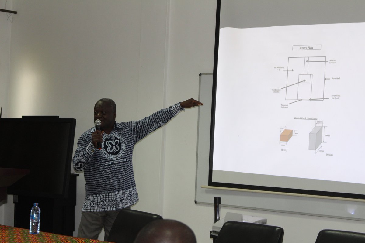 Mr Samuel Manu, Dir of Post Harvest at Fisheries Commission explains the science behind the Ahotor oven. <a href="/MofadGhana/">MOFAD_GHANA</a> #Fishingcloseseason #Sustainablefishing #GhanaAquaculture