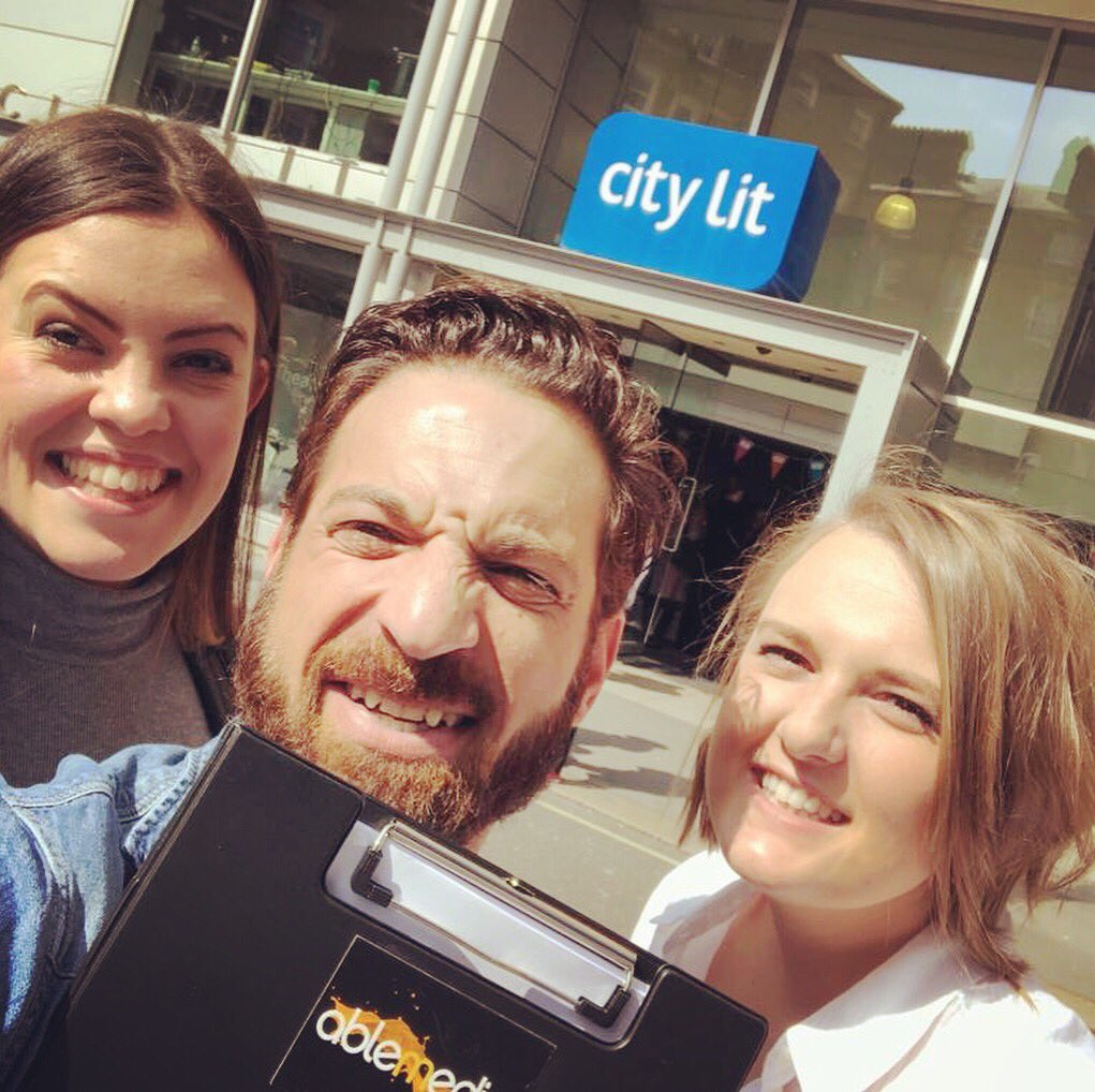 ablemedia_uk's tweet photo. Thanks for the mention in your newsletter @citylit, we had a great day filming #deafday for @SignVideo! Looking forward to next year! #deaf #access #bsl #ablemedia https://t.co/9liboh7tFL