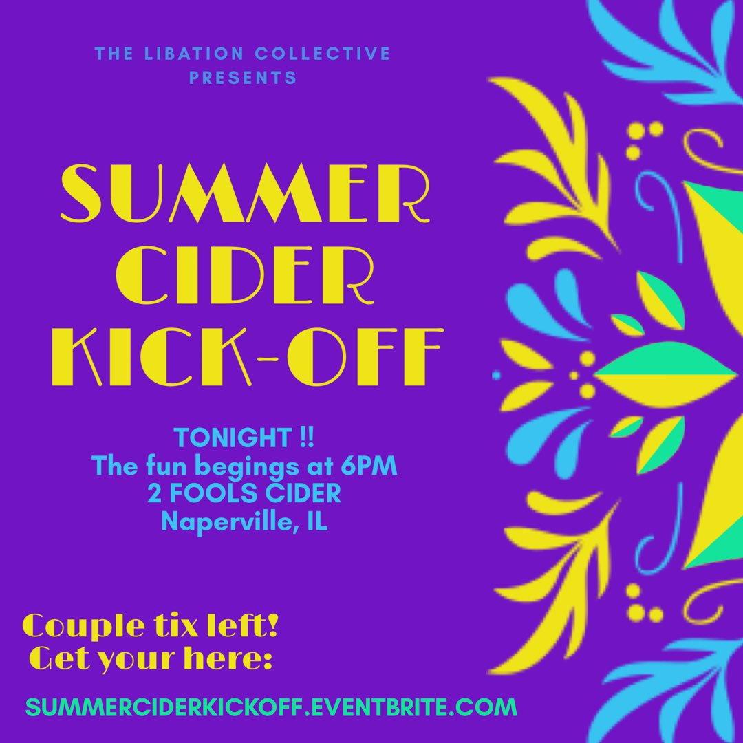 guild_of_guides's tweet photo. We just just a couple of #tickets left for our #cider event #tonight @2FoolsCider !! Snag a ticket while you can! https://t.co/bVHafSqYvs Come on down as we’llleqrn over libations ! #thelibationcollective #cheers #2foolscider @eventbrite https://t.co/eeJU5slLzs